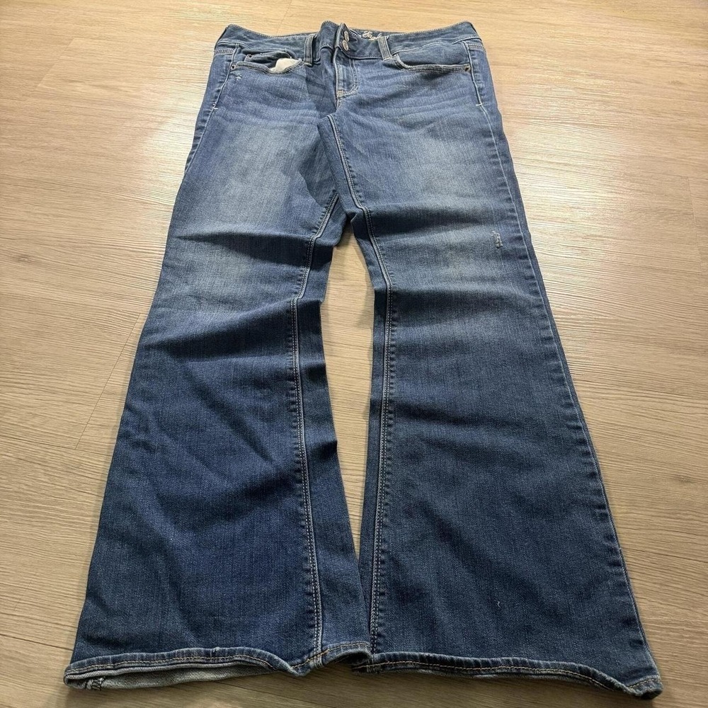 32x28 Blue Flared Bootcut Jeans Y2K Indie 2000s